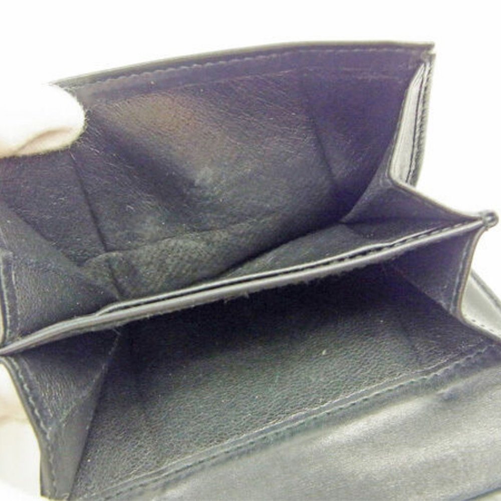 AUTH Gucci Wallet Purse Folding wallet Black Woman - Picture 5 of 6